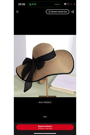کلاه بژ زنانه حصیر mahsel shop - کد 940097348