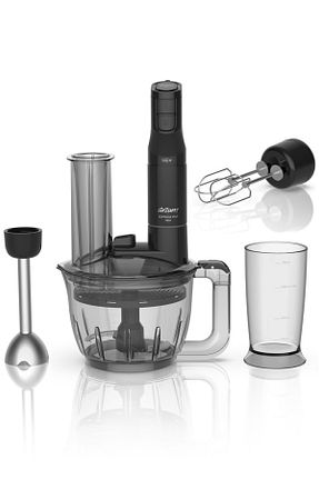 ست بلندر مشکی 800 - 1200 Watt Arzum - کد 931009607