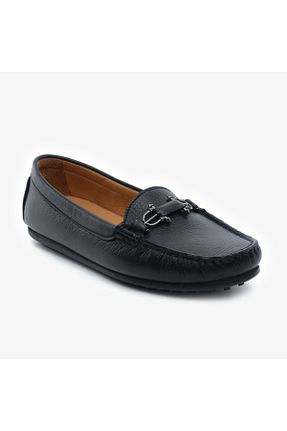 کفش لوفر مشکی زنانه چرم خالص Greyder - کد 924805508