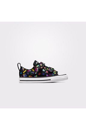 کفش پیاده روی مشکی بچه گانه پارچه ای Converse - کد 809106218