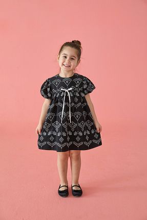 لباس مشکی بچه گانه بافت Patique Kids - کد 940195932