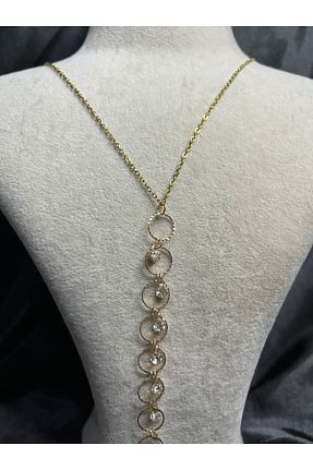 گردنبند استیل ( فولاد ) زرد زنانه استیل (فولاد) Fam&Co Jewelry - کد 940146042
