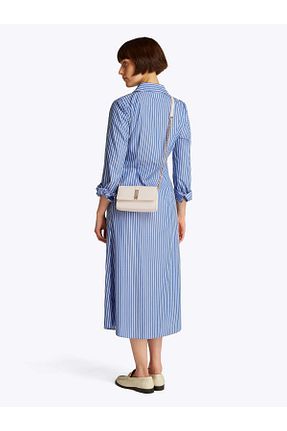 کیف دستی بژ زنانه پلی استر Tommy Hilfiger - کد 929045724