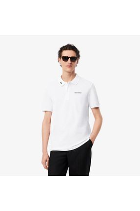 پولوشرت سفید مردانه رگولار Lacoste - کد 940146362