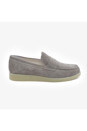 کفش کژوال طوسی مردانه چرم خالص Greyder - کد 922053558