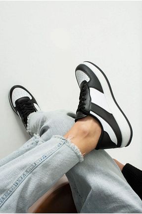 کفش اسنیکر مشکی زنانه بند دار AlbiShoes - کد 938767914
