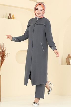 ست بالاتنه و پائین تنه حجاب رنگی زنانه Relaxed Modaselvim - کد 940207986