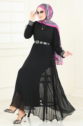 دامن حجاب رنگی زنانه کمر کش دار Modaselvim - کد 940209856
