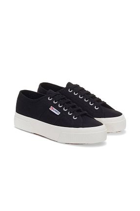 کفش اسنیکر مشکی زنانه بند دار Superga - کد 702294837
