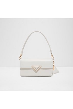 کیف دوشی سفید زنانه چرم مصنوعی Aldo - کد 922444507