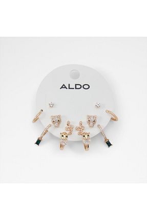 گوشواره استیل (فولاد) طلائی زنانه استیل ضد زنگ Aldo - کد 934114593