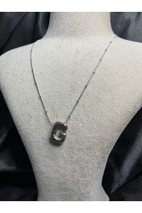 گردنبند استیل ( فولاد ) طوسی زنانه استیل ضد زنگ Fam&Co Jewelry - کد 940247335