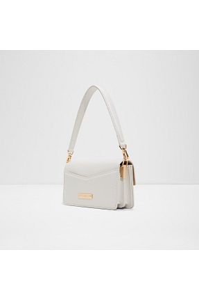 کیف دوشی سفید زنانه چرم مصنوعی Aldo - کد 922444507