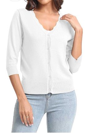 رویه سفید زنانه Relaxed youknitwear you - کد 940267267