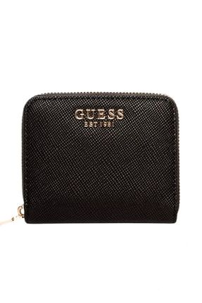 کیف پول مشکی زنانه ابعاد کوچک Guess - کد 844881840