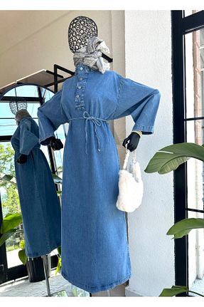 لباس حجاب سرمه ای Çan Hooopstore - کد 940290433