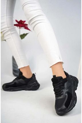 کفش پیاده روی مشکی زنانه پارچه ای KOCAMANLAR - کد 716952241