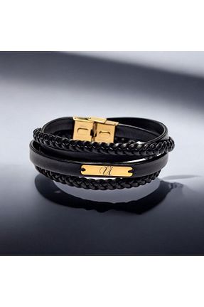 دستبند طلا طلائی مردانه 14 عیار ARCHINO GOLD - کد 906304415