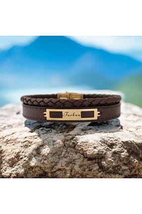 دستبند طلا طلائی مردانه 14 عیار ARCHINO GOLD - کد 927125758