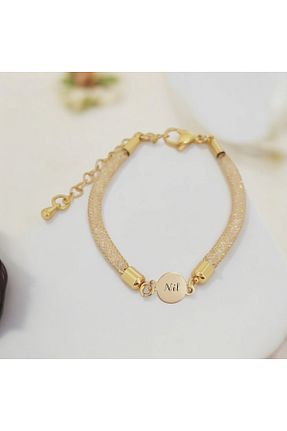 دستبند طلا طلائی زنانه 14 عیار ARCHINO GOLD - کد 929054418