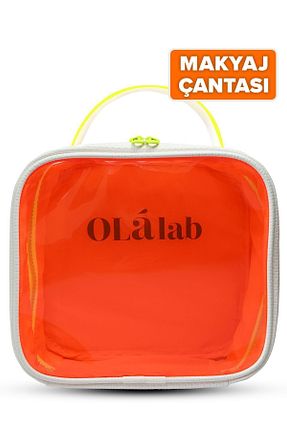 کیف آرایش نارنجی OlaLab - کد 765383824