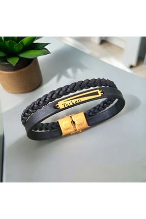 دستبند طلا طلائی مردانه 14 عیار ARCHINO GOLD - کد 928616673