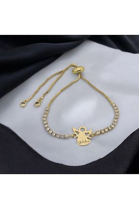 دستبند طلا طلائی زنانه 14 عیار ARCHINO GOLD - کد 906305217