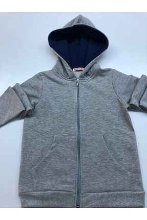 سوئیشرت طوسی بچه گانه ساده RİRİKİDS - کد 768043730