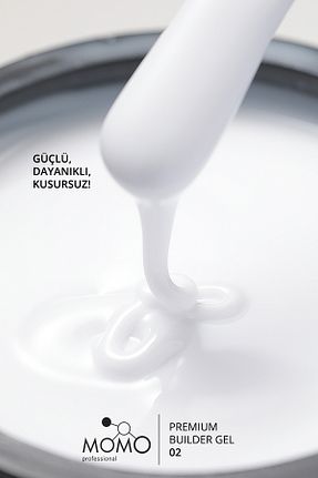 لاک ناخن دائمی سفید MOMO professional - کد 830562680