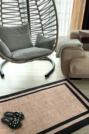 فرش آشپزخانه قهوه ای پلی استر Hevia Home - کد 852724161