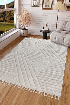 فرش بژ آنتی آلرژی SANRUGS Home & Living - کد 860028615