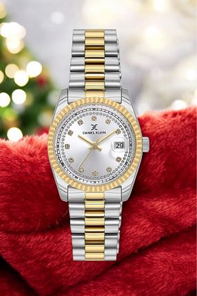 ساعت مچی زرد زنانه 26-30 میلی متر Daniel Klein - کد 820928217