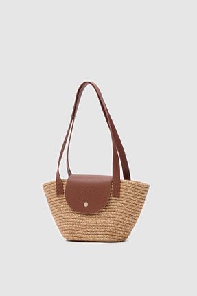 کیف دوشی رنگی زنانه حصیر Shule Bags - کد 940577272