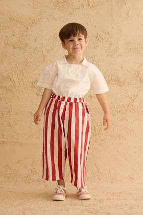 شلوار قرمز بچه گانه بافتنی Fahhar Kids - کد 940631416