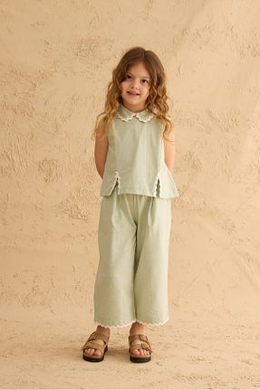 ست بالاتنه و پائین تنه سبز بچه گانه Fahhar Kids - کد 940688303