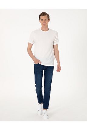 شلوار جین آبی مردانه پاچه تنگ Pierre Cardin - کد 940546578