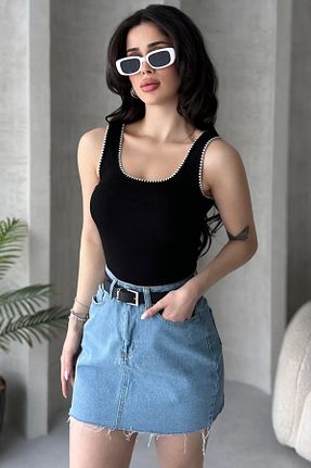 بادی مشکی زنانه یقه U Marjill - کد 940534220