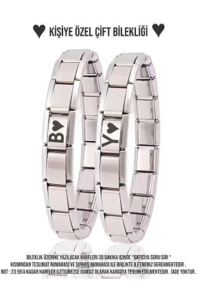 دستبند استیل (فولاد) طوسی زنانه استیل ضد زنگ VELİT VOLA - کد 940357286