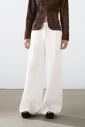 شلوار زنانه کتان Massimo Dutti - کد 940557690