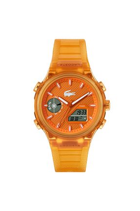 ساعت مچی نارنجی مردانه 45 میلی متر Lacoste - کد 940560325
