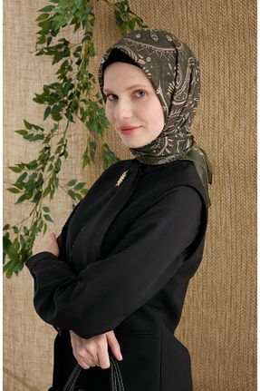 روسری رنگی پلی استر Fatma Atasoy - کد 940524889
