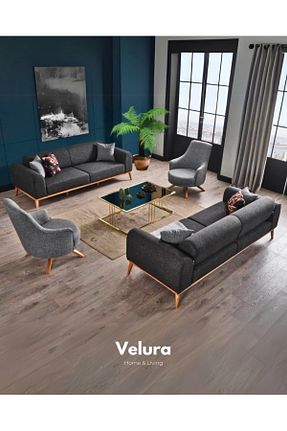 ست مبل رنگی 3+1 Velura Home & Living - کد 926818598