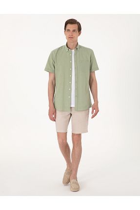 شلوارک و برمودا سفید مردانه اسلیم فیت Pierre Cardin - کد 940559485