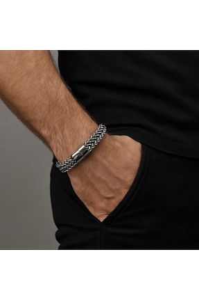 دستبند استیل (فولاد) مردانه استیل (فولاد) Batu Tasarım - کد 859637683