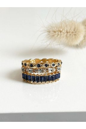 انگشتر استیل (فولاد) آبی زنانه استیل (فولاد) NevoAccessory - کد 939553068