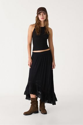 تیشرت مشکی زنانه Fitted Stradivarius - کد 940566821