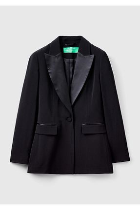 کاپشن مشکی زنانه رگولار United Colors of Benetton - کد 804733624