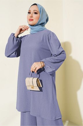 ست بالاتنه و پائین تنه حجاب بنفش زنانه رگولار Bigdart - کد 940594134