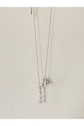 گردنبند استیل ( فولاد ) متالیک زنانه استیل (فولاد) bijoux uniques - کد 940590645