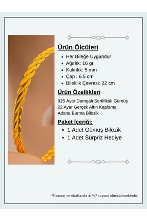دستبند نقره رنگی زنانه 925 عیار OSMANLI GÜMÜŞ - کد 839614128
